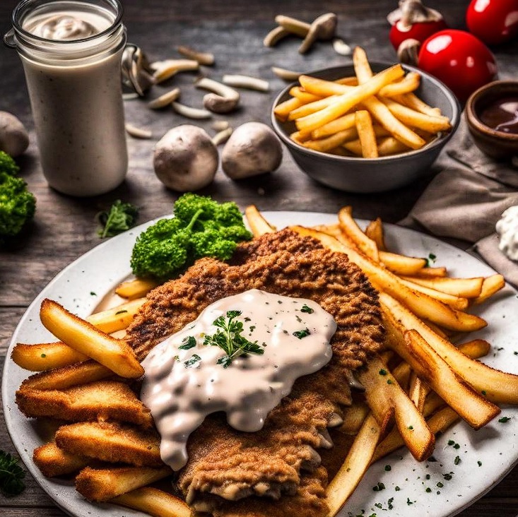 Champignonschnitzel